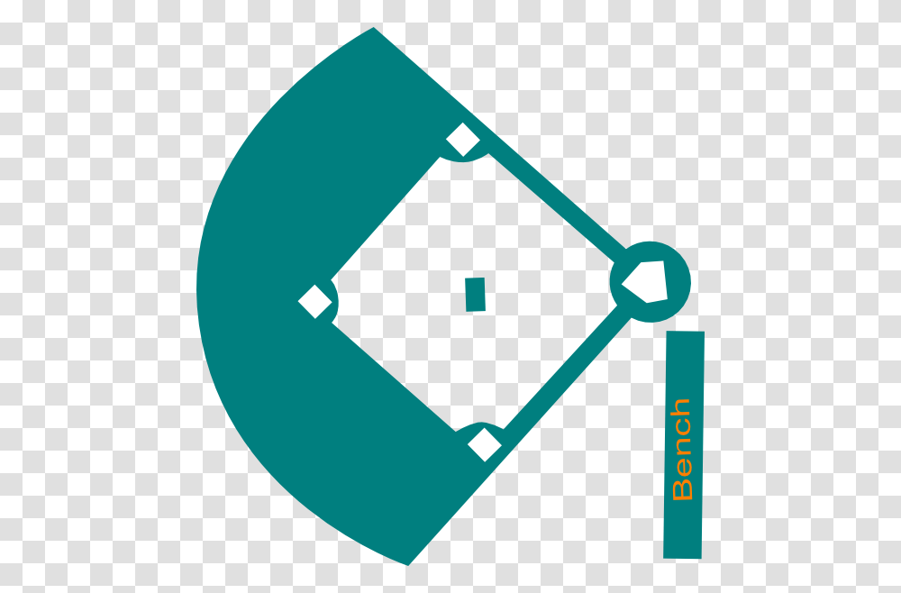 Softball Diamond Vector, Triangle, Recycling Symbol Transparent Png