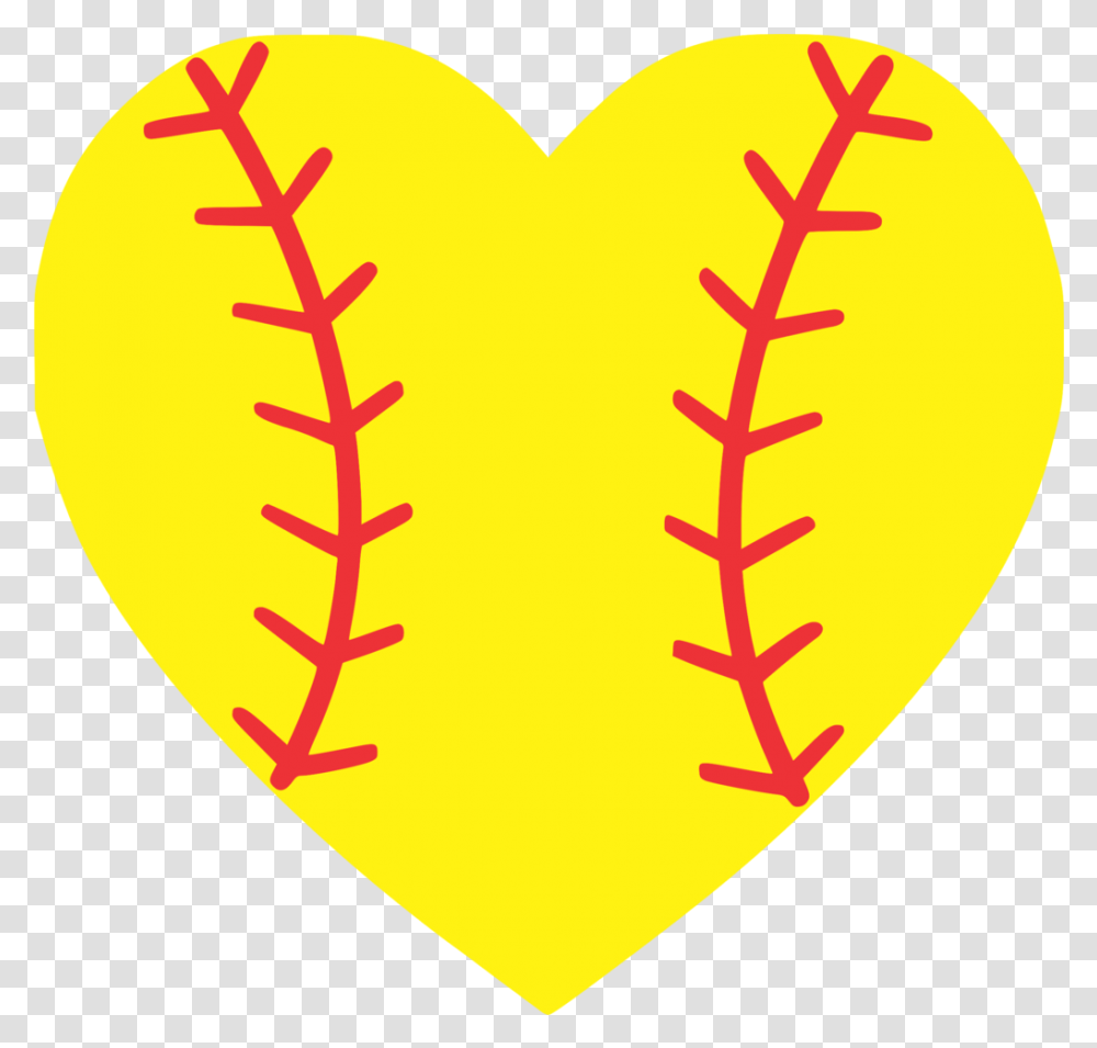 Softball Heart Softball Heart Clip Art, Leaf, Plant, Pillow, Cushion Transparent Png