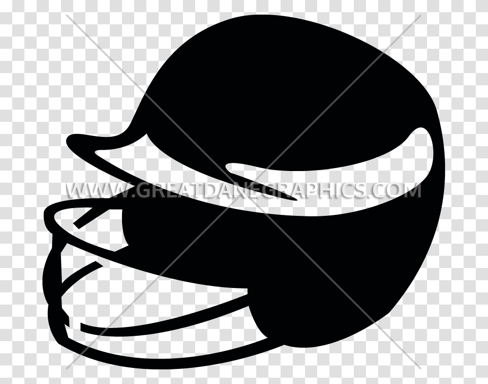 Softball Helmet Production Ready Artwork For T Shirt Printing, Apparel, Hat, Hardhat Transparent Png