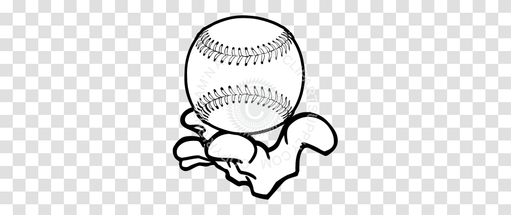 Softball In The Hand Graphic, Team Sport, Sports, Baseball Transparent Png