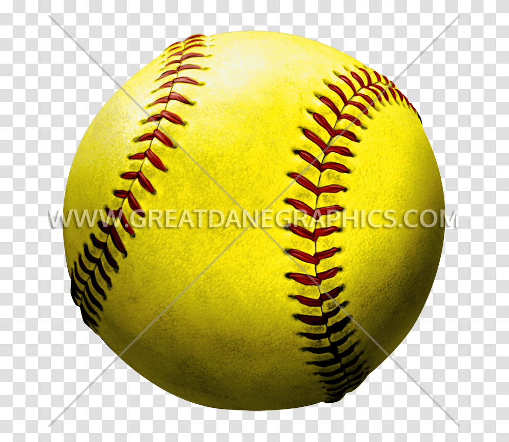 Softball Production Ready Artwork For T Shirt Printing, Tennis Ball, Sport, Sports, Team Sport Transparent Png