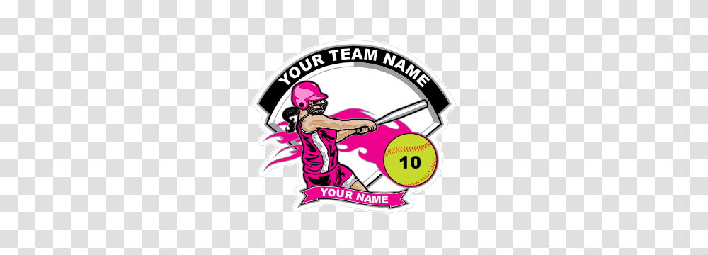 Softball Stickers And Decals, Poster, Advertisement, Flyer, Paper Transparent Png