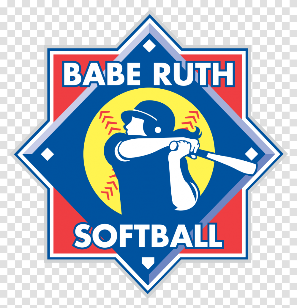 Softball Vector Image Babe Ruth Baseball, Logo, Trademark, Label Transparent Png