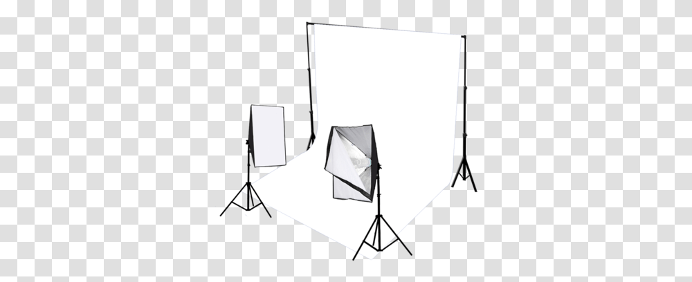 Softbox Studio Light Kit With Backdrop Table, Art, Leisure Activities, Canopy, Paper Transparent Png