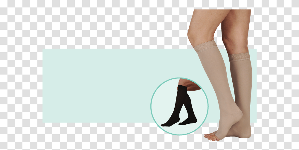 Softest Compression Stocking Or Sock 1 800 922 Tights, Person, Shoe, Footwear Transparent Png