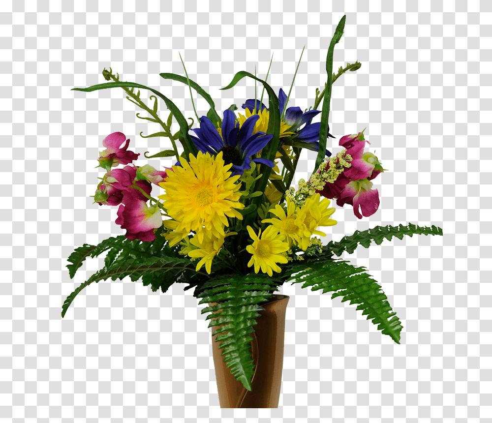 Softly And Tenderly Yellow Daisy Wildflower Mix, Plant, Flower Arrangement, Ikebana Transparent Png