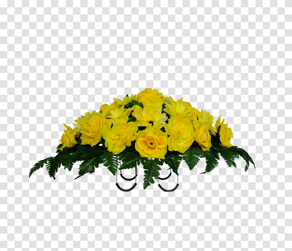 Softly And Tenderly Yellow Rose Dahlia Mix, Plant, Flower, Blossom, Flower Arrangement Transparent Png