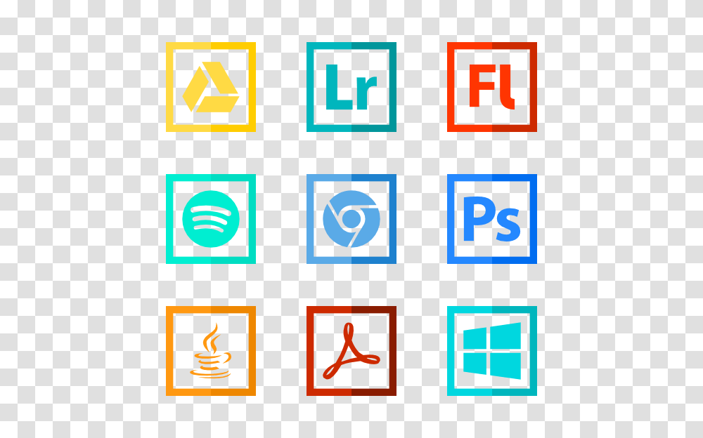 Software Icons, Alphabet, Word Transparent Png