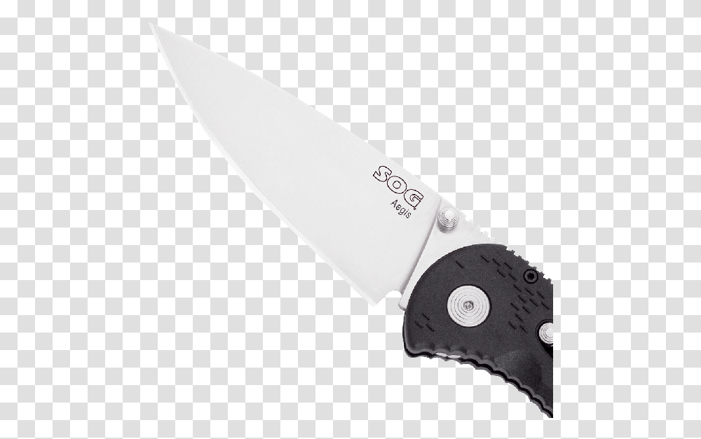 Sog Aegis Hunting Knife, Weapon, Weaponry, Blade, Dagger Transparent Png