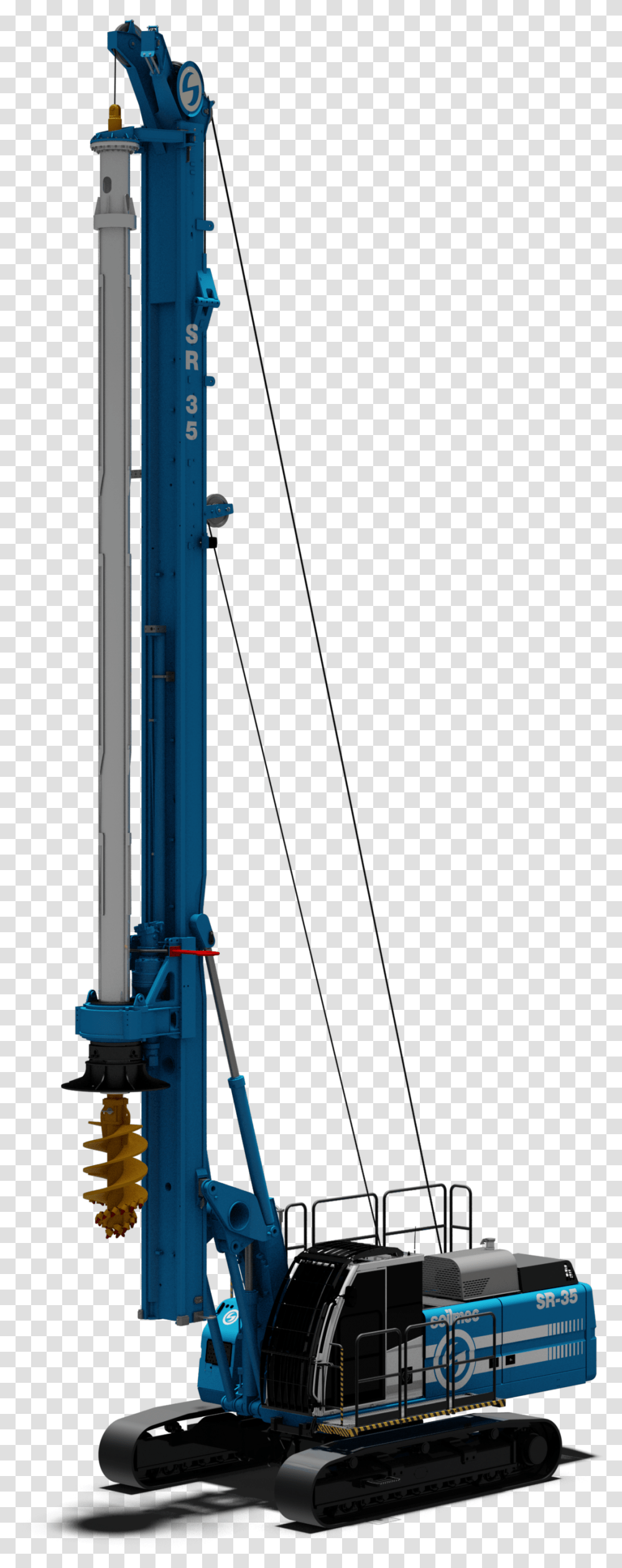 Soilmec Sr30 Rig, Building, Construction Crane, Bridge, Suspension Bridge Transparent Png