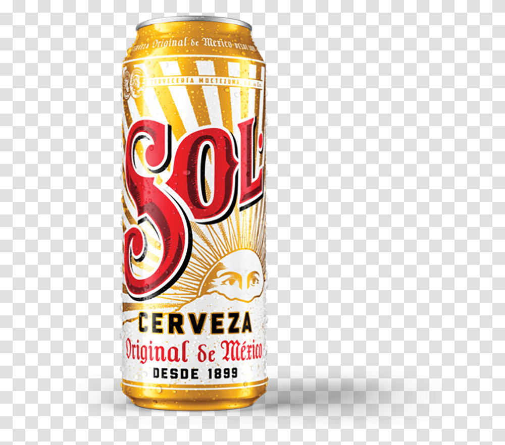 Sol Chelada, Soda, Beverage, Drink, Beer Transparent Png