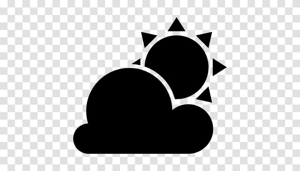 Sol Cubierto Por La Nube Descargar Iconos Gratis, Stencil, Silhouette, Baseball Cap Transparent Png