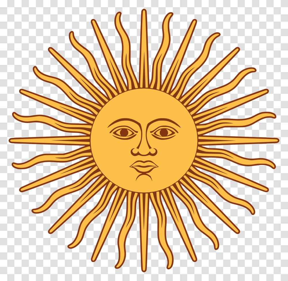 Sol De Mayo Bandera Argentina Sun In Splendour Heraldry, Face, Outdoors, Animal, Chandelier Transparent Png