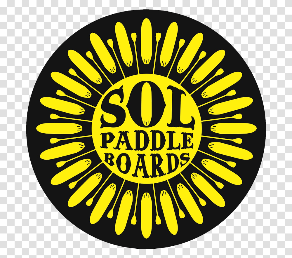 Sol Paddle Boards, Label, Sticker, Logo Transparent Png