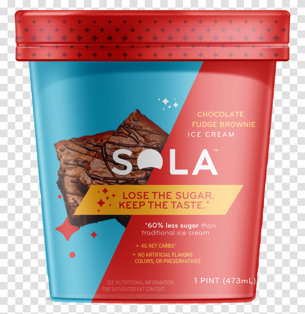 Sola Chocolate Fudge Brownie Ice Cream Sola Ice Cream, Poster, Advertisement, Flyer, Paper Transparent Png