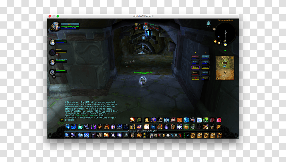 Solace Buff Display Addon, Monitor, Screen, Electronics, World Of Warcraft Transparent Png