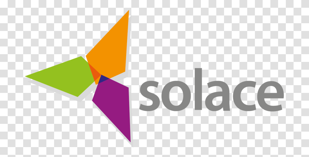 Solace Full Colour Logo Solace, Triangle, Trademark Transparent Png