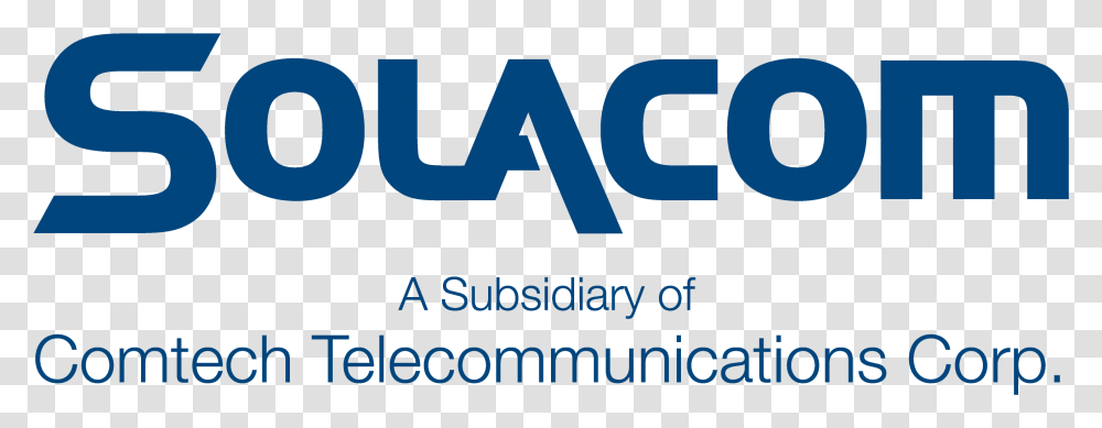 Solacom A Subsidiary Of Comtech Telecommunications Graphic Design, Word, Logo Transparent Png