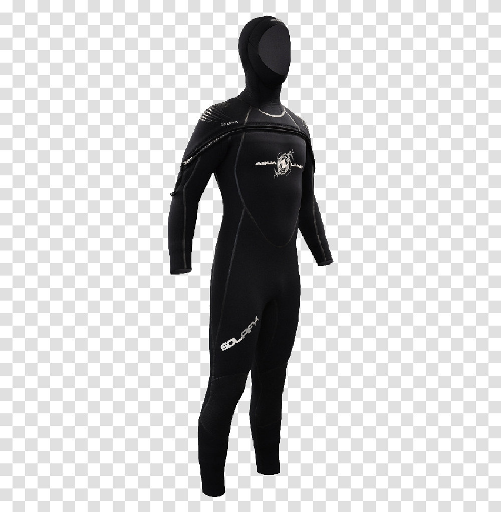 Solafx Semi Dry Men's Suit Wetsuit, Spandex, Long Sleeve, Person Transparent Png