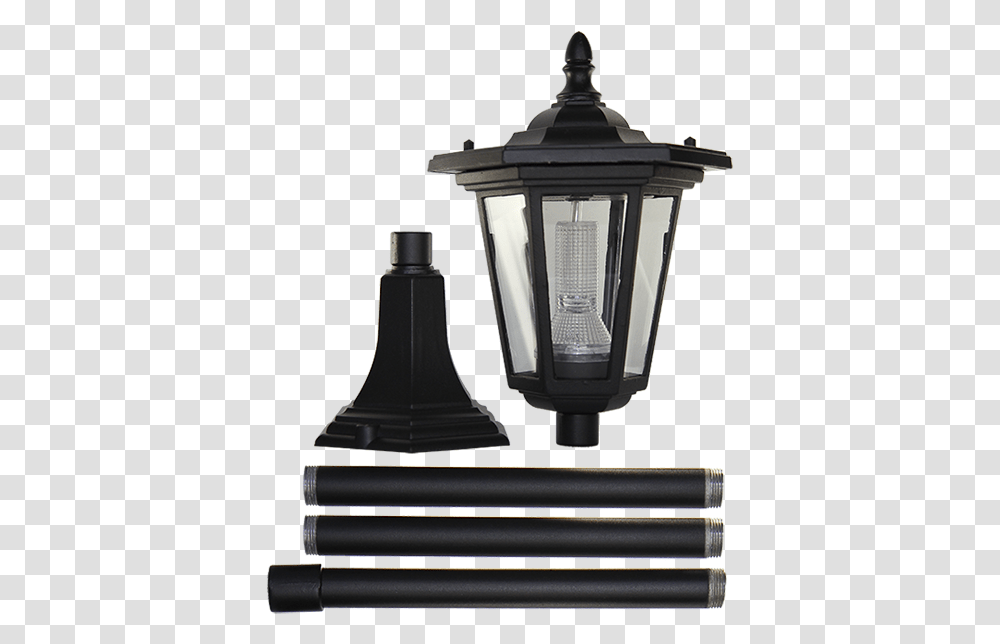 Solar 2 Led Mini Lamp Post Light Mini Light Pole, Lantern, Light Fixture, Lampshade Transparent Png
