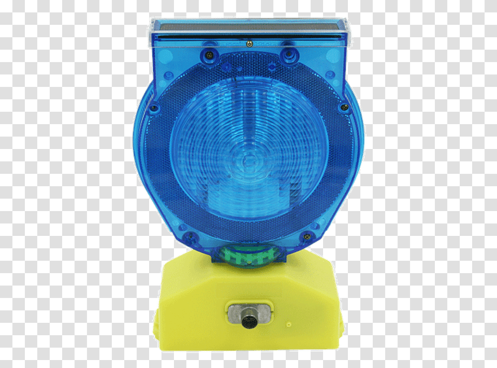 Solar Barricade Warning Blue Light, Lighting, LED, Projector, Spotlight Transparent Png