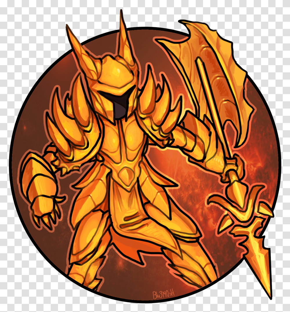 Solar Flare Armor Fanart, Dragon Transparent Png