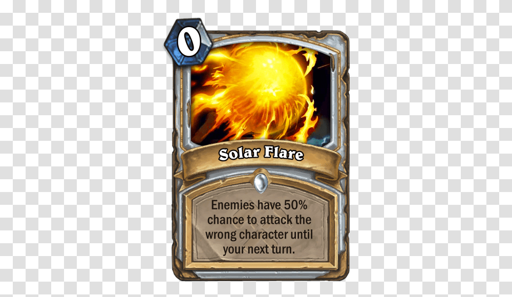 Solar Flare Custom Hearthstone Card Surrender To Madness Priest, Game, Liquor, Alcohol, Beverage Transparent Png