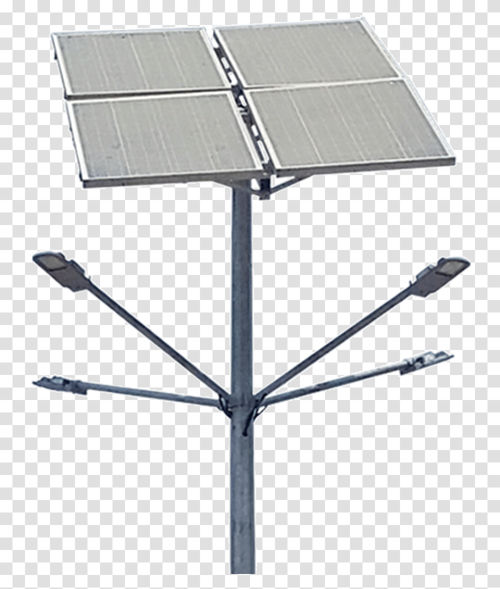 Solar High Mast Street Light, Electrical Device, Solar Panels, Plant Transparent Png