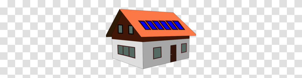 Solar Panel Home Clip Art, Building, Neighborhood, Urban, Housing Transparent Png