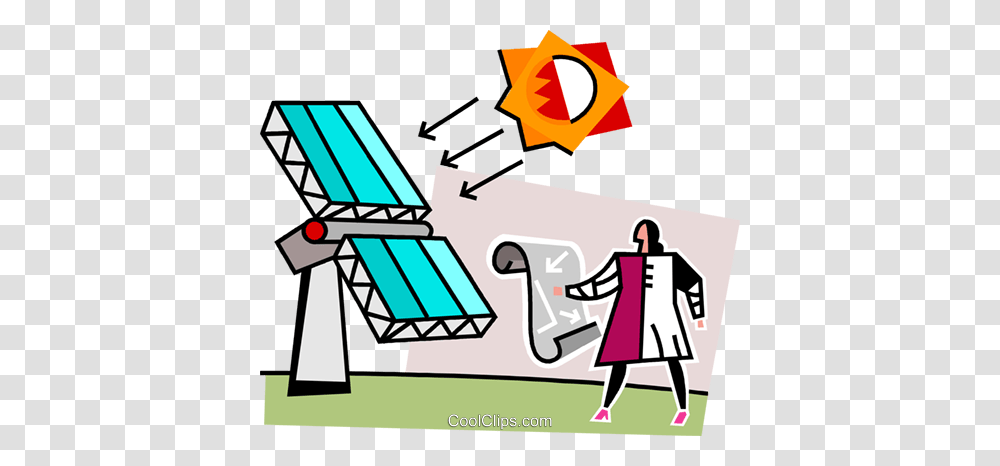 Solar Panels Royalty Free Vector Clip Art Illustration, Building, Architecture, Urban Transparent Png