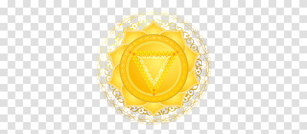 Solar Plexus Chakra Circle, Gold, Rug, Pattern, Lamp Transparent Png