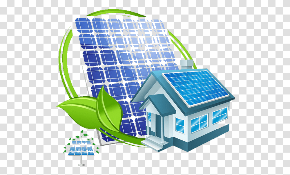 Solar Power Plant Clipart Solar Panel House, Building, Housing, Electrical Device, Computer Keyboard Transparent Png