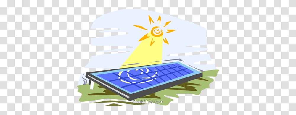 Solar Power Royalty Free Vector Clip Art Illustration, Nature, Outdoors, Water, Pool Transparent Png