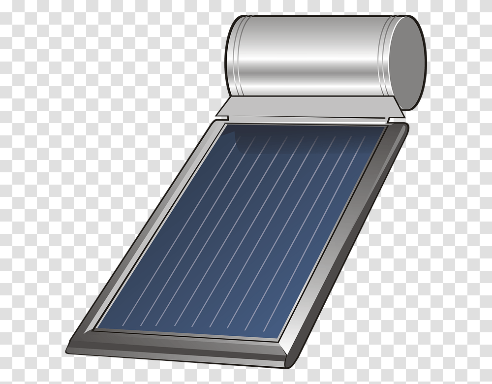 Solar Solar Panel Heating Drawing Graphics Power Solar, Solar Panels, Electrical Device, Appliance, Heater Transparent Png