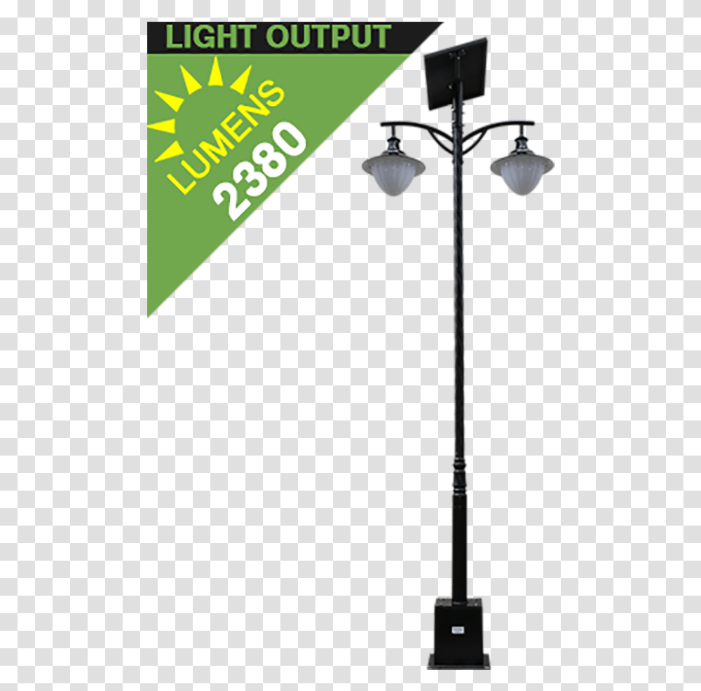 Solar Street Light 10w To 30w Park Light Double, Lamp Post Transparent Png