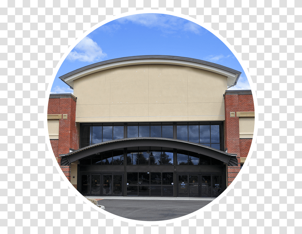 Solar X Circle Thinsulate Commercial White Min Store Building, Architecture, Window, Fisheye, Office Building Transparent Png