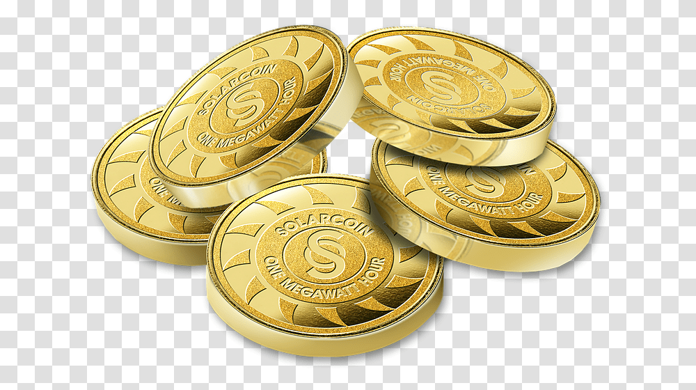 Solarcoin, Money, Gold, Treasure, Bronze Transparent Png