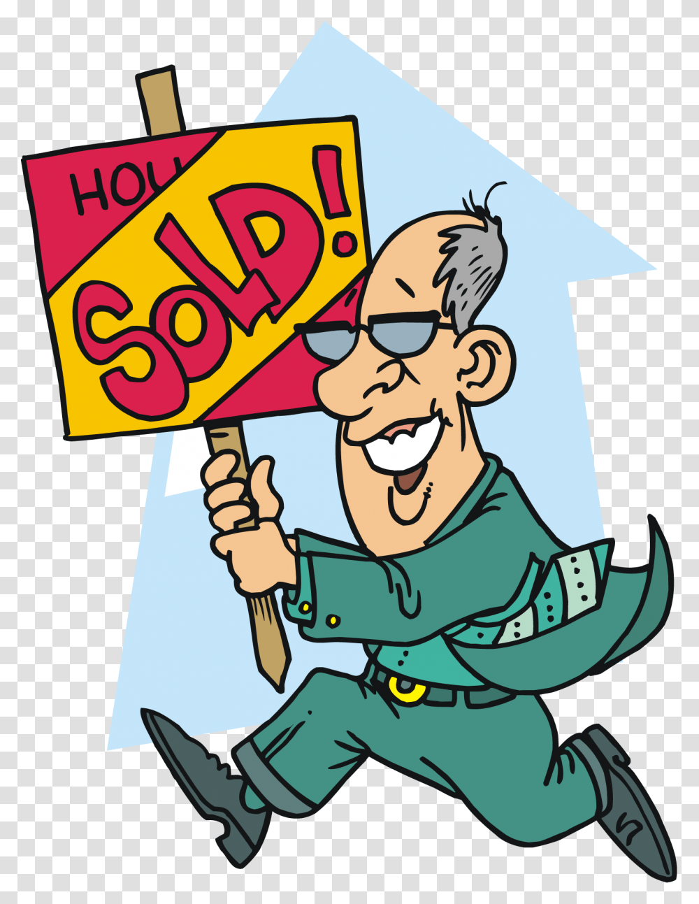 Sold Cartoon Images Free, Poster, Advertisement, Person Transparent Png