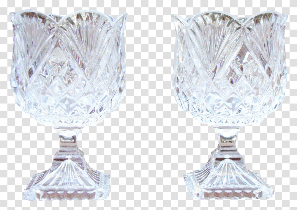 Sold Crystal Glass Goblet Candle Holders Wine Glass, Lamp Transparent Png