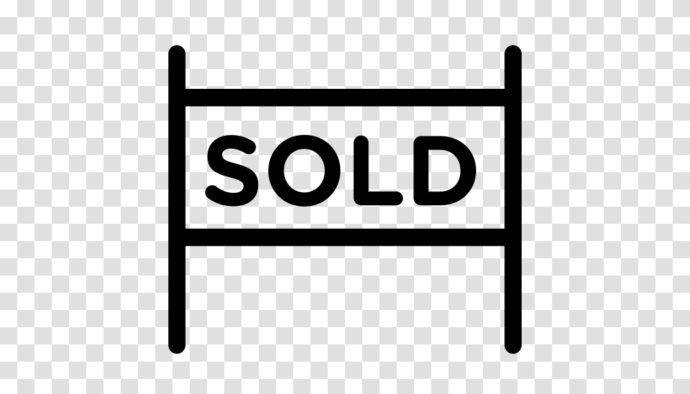 Sold House Sold Property Service Icon With And Vector Format, Gray, World Of Warcraft Transparent Png