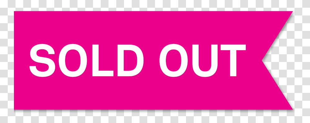 Sold Out Pink, Word, Number Transparent Png