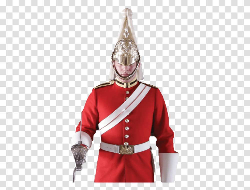 Sold Queen's Royal Horse Guards, Person, Military Uniform, Costume Transparent Png