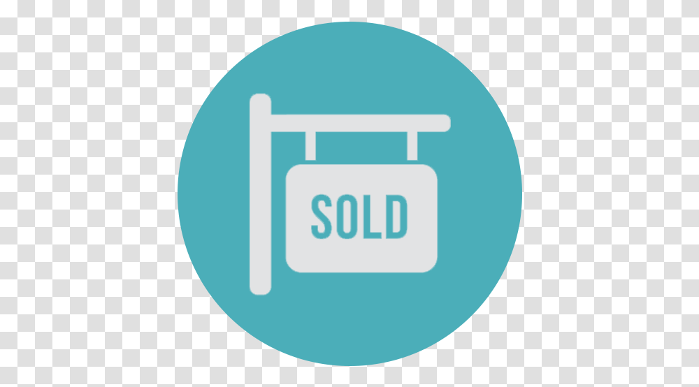 Sold Sign No Shadow Jennifer Clukey Circle, Text, Label, Symbol, Logo Transparent Png
