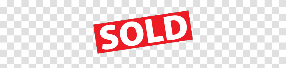 Sold Stickers Real Estate Flags And Banners, Word, Logo Transparent Png