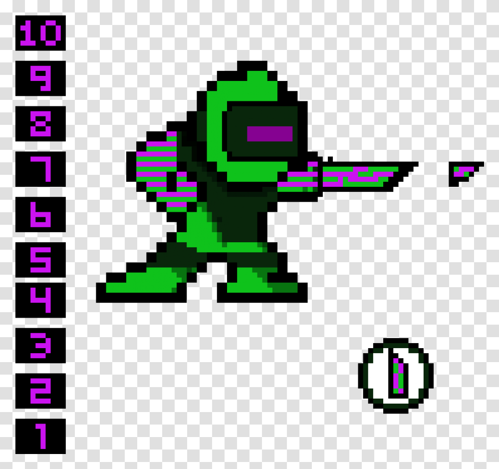 Soldado Pixel Game Character, Pac Man, Number Transparent Png