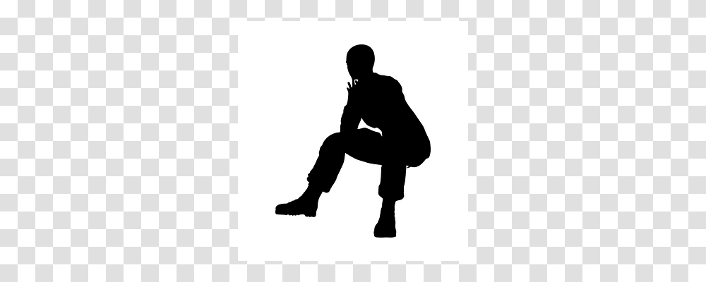 Soldier Silhouette, Person, Human, Kneeling Transparent Png