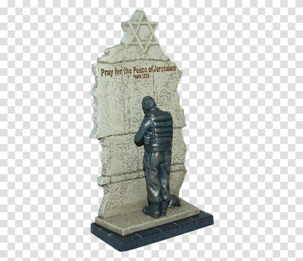 Soldier At The Wall Statue, Person, Human, Bronze, Figurine Transparent Png