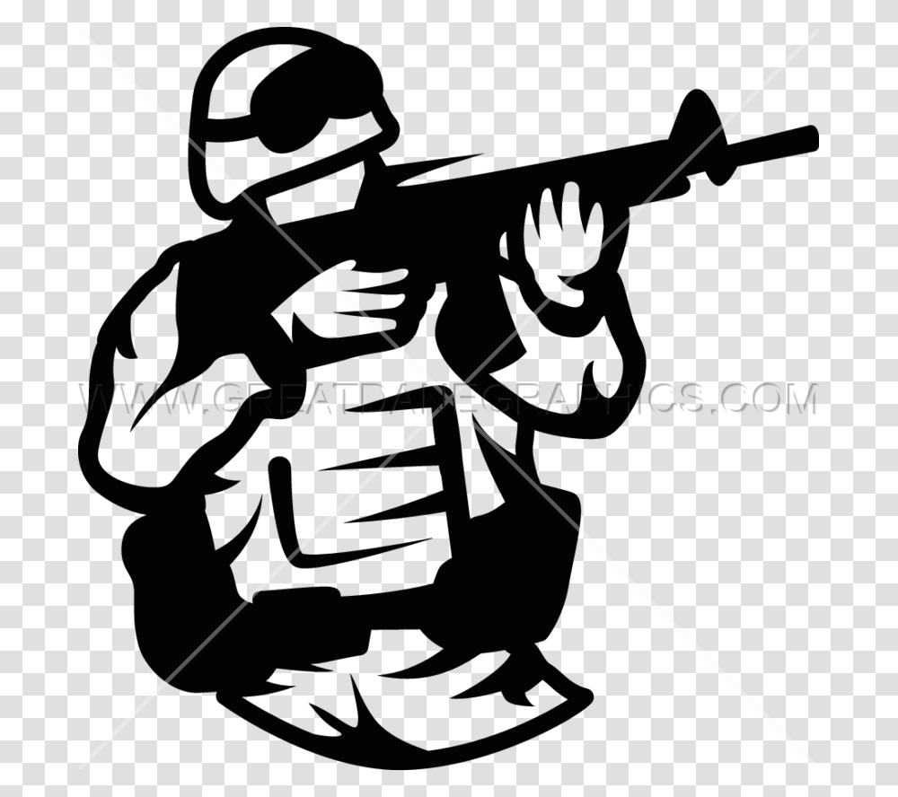 Soldier Black And White, Bow, Arrow, Bird Transparent Png