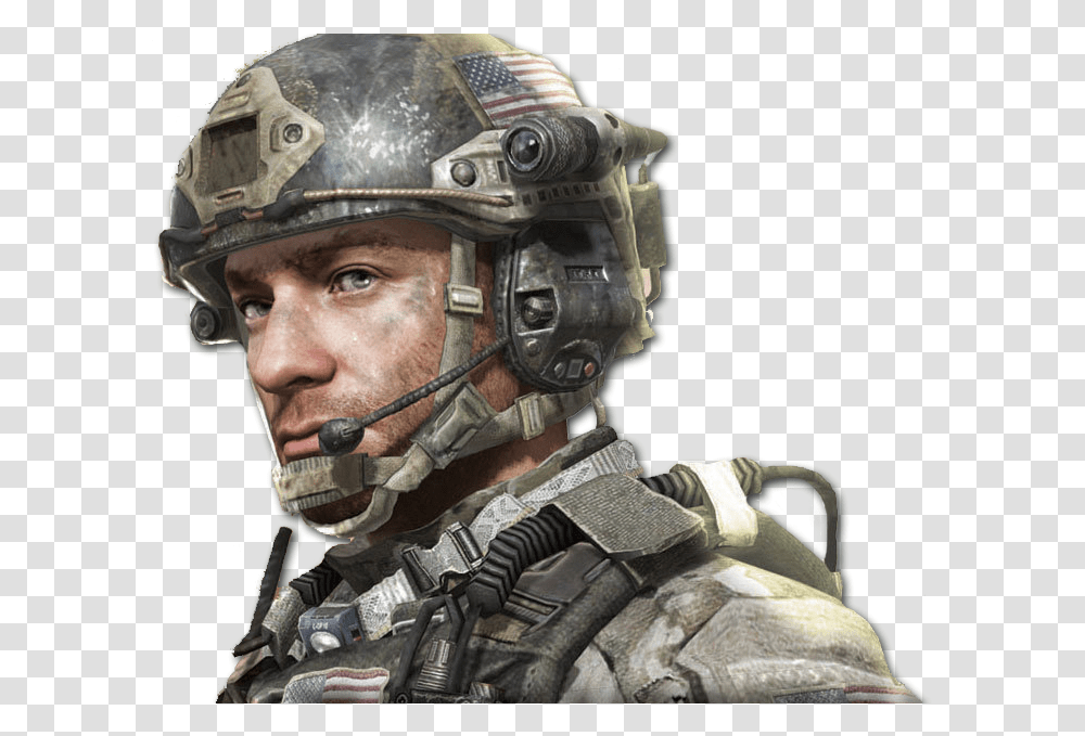 Soldier Call Of Duty Modern Warfare Characters, Helmet, Apparel, Person Transparent Png