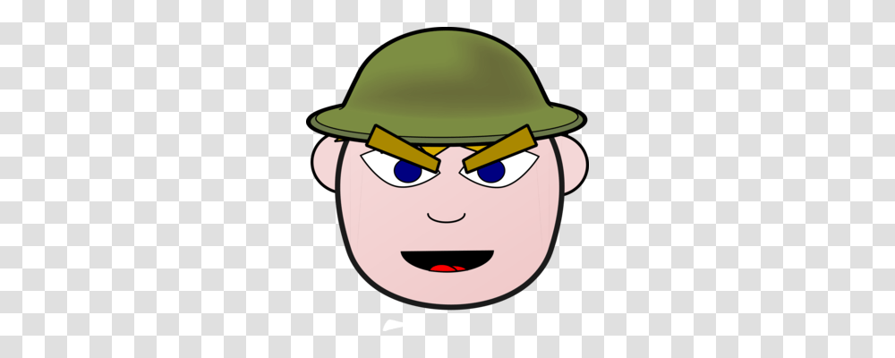 Soldier Cartoon Army Military, Apparel, Helmet, Hardhat Transparent Png